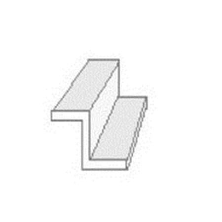 Evergreen 0.125 in. Z Channel PolyStyrene, PK3 EVG754